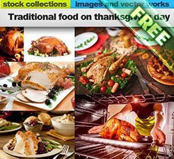 高清美食图片：Traditional food on thanksgiving day 25xUHQ